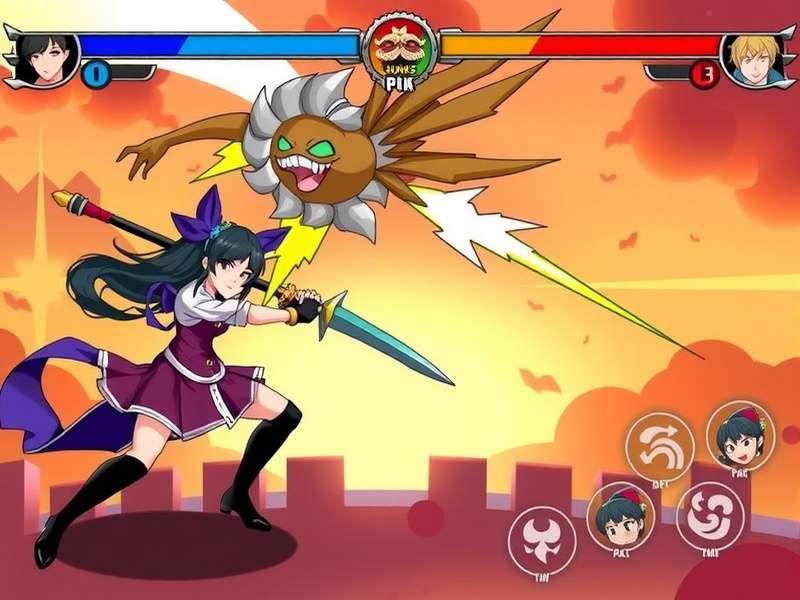 Anise Royal Fighter Gameplay Screenshot